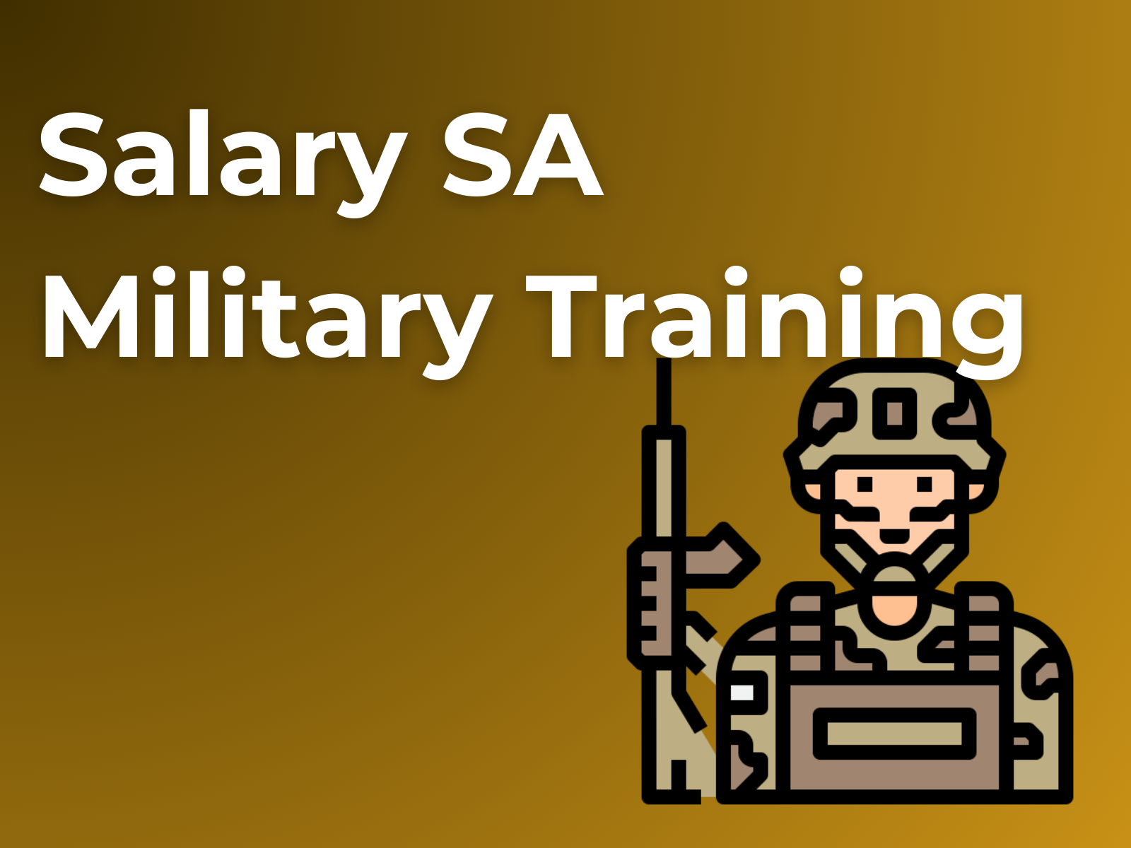 Salary SA Military Training per Month in Rands 2024