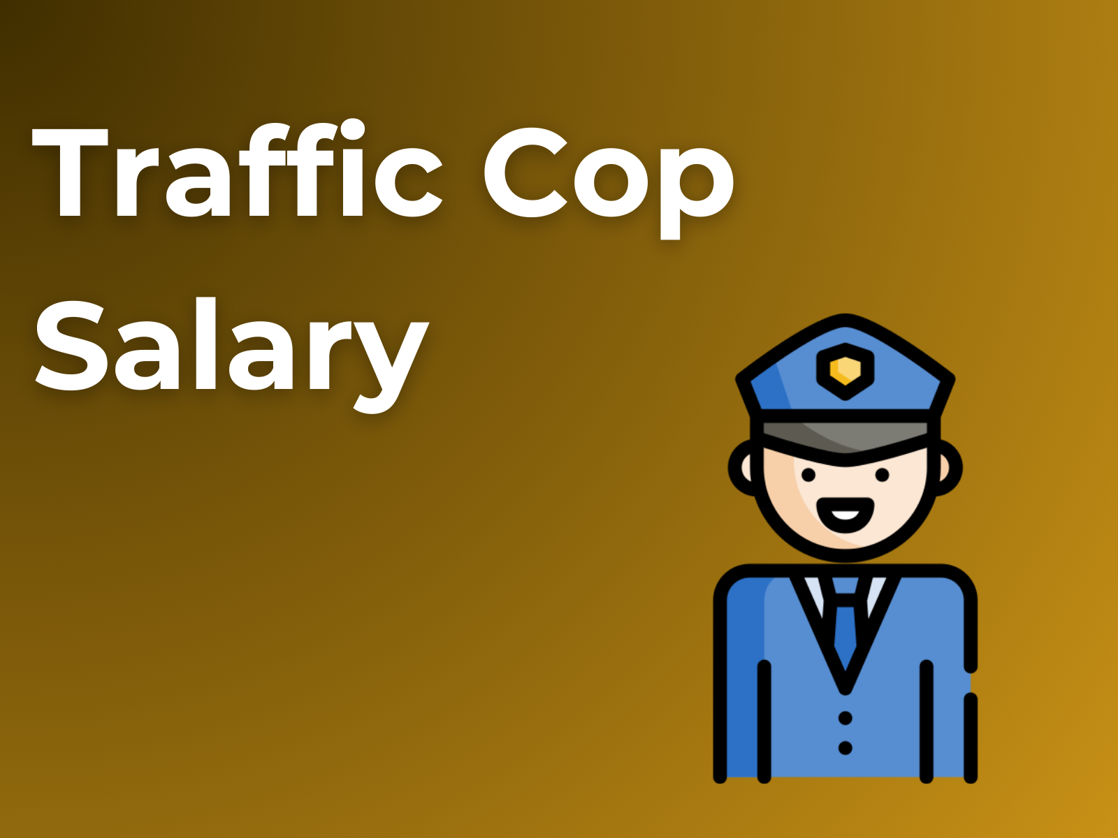 Traffic Cop or Traffic Officer Salary in South African Rands